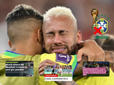 Los futbolistas de la selección de Brasil lloraron luego de quedar eliminados del Mundial de Qatar. La reacción de la prensa internacional no se hizo esperar.