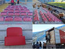 ¡Arrancó otro proyecto en el Estadio Nacional! Condepor inició la instalación de más de 5 mil butacas en la localidad de sol centro del recinto capitalino.