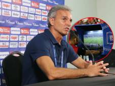 Pablo Lavallén se desahogó en la conferencia de prensa luego de perder ante Olimpia en la segunda jornada de las triangulares.