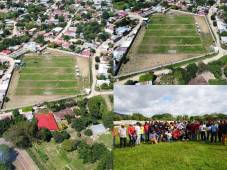 Condepor comienza reconstrucción de cancha de fútbol en San Ignacio, Francisco Morazán