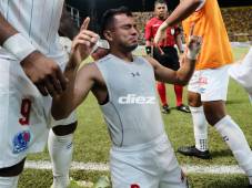 Edwin Rodríguez anotó el 2-1 ante Real España en la final de ida del Clausura 2025.