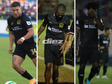 El flamante fichaje del Olimpia dio la cara en la dolorosa derrota blanca ante el Olancho FC en el Estadio Juan Ramón Brevé de Juticalpa. FOTOS: Marvin Salgado.