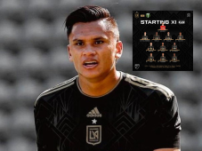 Denil Maldonado aparece en el banquillo de suplentes en el debut del LAFC en la MLS