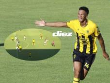 Acción del remate de Jack Jean-Baptiste y se desvió en Nixon Cruz, que estaba en posición adelantada. Foto Neptalí Romero.