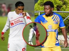 El defensor de Lobos UPNFM fue expulsado en el partido ante Olimpia por un gesto antideportivo en contra de Michaell Chirinos.