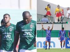 Marathón y Lobos UPNFM empataron en una fiesta de goles, fue un 3-3 en el partido de la jornada 9 del torneo Clausura de la Liga Nacional de Honduras en el estadio Yankel Rosenthal. Fotos Neptalí Romero.