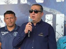 Pedro Atala, presidente de Motagua, en la conferencia de prensa de este viernes 29 de agosto.