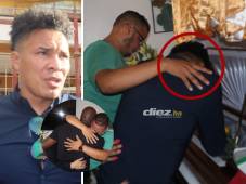 Julio “Rambo” de León, Ósman Chávez, Edgar Álvarez, Adalid Puerto y Camilo Bonilla Ocampo, entre otros ex jugadores, acompañaron al profe Hermelindo Cantarero en su última morada. FOTOS: José Luis Barralaga.