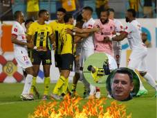 Benigno Pineda admite que Menjívar y Souza tuvieron que ser expulsados: ¿hubo penal en el Real España-Olimpia?