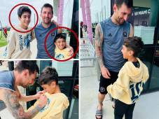 MOMENTAZO: El lindo gesto de Lionel Messi con los hijos de Pedro Troglio en Miami