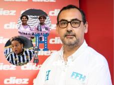 El nuevo coordinador de selecciones menores de Honduras visitó la sala de redacción de DIARIO DIEZ. FOTO: Mauricio Ayala.