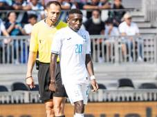Raúl García, jugador de la UPNFM, vio su debut con Honduras.