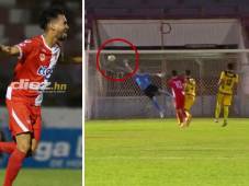 Para ponerse de pie: El golazo de Marcelo Canales en el Vida- Real España en el estadio Ceibeño