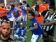 En Brasil se desató una batalla campal en la final entre Cruzeiro y Atlético Mineiro y terminó con 23 expulsados.
