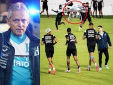 Volaron un drone en el entrenamiento de la Selección de Honduras en el Estadio Morazán.