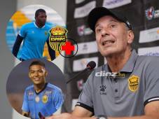 Miguel Falero detalló que Luis “Buba” López se sigue recuperando de su lesión y se rindió con el porteño Onan Rodríguez, tercer portero del Real España. FOTO: Mauricio Ayala.