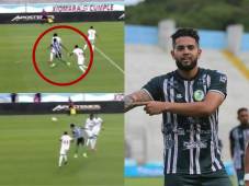 ¡Polémica! Josué Villafranca anotó para Juticalpa ante Olimpia en claro fuera de juego