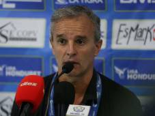 El DT del Monstruo Verde en conferencia de prensa luego de derrotar 3-0 a Olancho FC en la primera jornada de la triangular B.