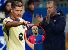 Flick se rindió ante Lewandowski y alegre por el fútbol de Barcelona sin Lamine Yamal.