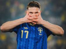 Gyokeres le marcó el triplete a Ucrania en el primer juego del repechaje y ahora van por Polonia. Foto cortesía.