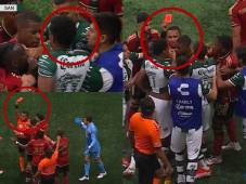 Iván Barton hizo su show: el polémico árbitro expulsa al Choco Lozano, pero el VAR lo corrige en la Leagues Cup