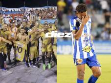 Victoria perdió la categoría, Real España los derrotó en La Ceiba. Fotos Mauricio Ayala, Moisés Valenzuela y Esaú Ocampo.