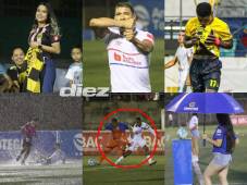 DIEZ capturó la polémica jugada que reclama Patón Mejía, los diluvios en Choluteca y San Pedro Sula; estas son las mejores postales de la jornada dominguera en la Liga Nacional.