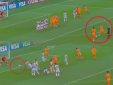 El partido estaba terminando, Argentina estaba clasificando, pero Países Bajos ejecutó una brillante jugada de laboratorio para el 2-2 en el último minuto.