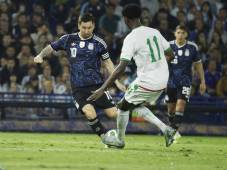 Argentina y Mauritania se enfrentaron en La Bombonera en la ciudad de Buenos Aires. Foto cortesía AFA.