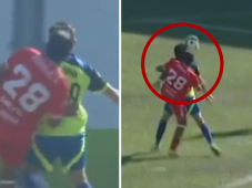 ¡Otra polémica! El controversial penal que no pitaron en favor del Olancho tras falta de Real Sociedad a través de César Oseguera