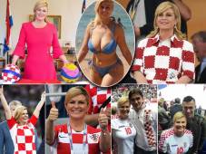 ¿La recuerdan? Kolinda Grabar-Kitarović levantó suspiros en la pasada Copa del Mundo y espera ver a Modric y compañía haciendo historia nuevamente.