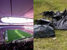 Preocupante y aterrador: Se reportó dantesco hallazgo de bolsas con cadáveres cerca de un estadio donde se disputarán partidos de fútbol del próximo Mundial 2026. Fotos redes sociales.