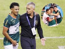 Alexy Vega salió de cambio y fue ovacionado por los aficionados de Marathón. Fotos Mauricio Ayala y Neptalí Romero.