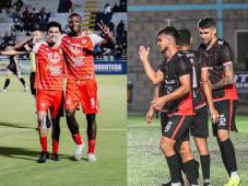 Vida y Atlético Independiente, grandes animadores en el presente torneo Clausura. Fotos cortesía.