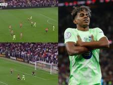 Lamine Yamal se lució con un golazo en la semifinal de Supercopa de España.