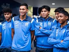 Los muchachos de la Sub-17 de Honduras buscarán en el Premundial que tiene a San Pedro Sula una de las sedes. Foto Mauricio Ayala.