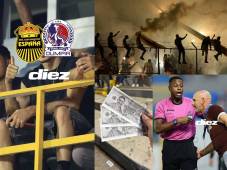 Se vivió a lo grande el clásico entre Real España y Olimpia por la jornada 3 de la triangular A. Fotos Yosep Amaya, Neptalí Romero y Mauricio Ayala.
