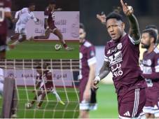 Romell Quioto se divierte en Arabia Saudita: Así fue el nuevo golazo que anotó con Al-Faysaly