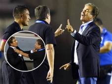 Jorge Luis Pinto y Bolillo Gómez se pelearon después de un duelo Honduras-Panamá.