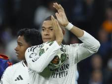 Mbappé también tiene 7 goles en la presente edición de la Champions League tras su hattrick. Foto EFE.