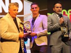 Los ganadores posaron con los Premios DIEZ 2024. FOTOS: Alex Pérez | Emilio Flores.