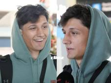 Concentrado y con mucha felicidad, Mathías Vázquez emprendió el viaje con destino al FC Cincinnati. Fotos Marvin Salgado.