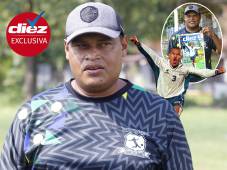 Héctor Gutiérrez ahora entrena niños en su academia que formó junto a Danilo Velásquez en El Progreso. FOTOS: Cortesía de Neptalí Romero DIEZ.HN.
