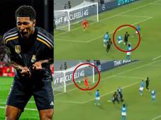 ¡Latigazo inatajable! Así fue el golazo de Bellingham a favor del Real Madrid frente al Napoli por Champions League