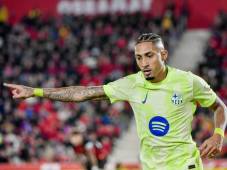 Raphinha fue el encargado de guiar al Barcelona a la victoria frente al Mallorca por la Liga de España.