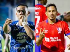 Alejandro Reyes y Edwin Rodríguez estarán hoy cara a cara en el clásico capitalino. Fotos cortesía.