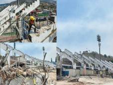 Condepor finaliza demolición del primer tramo de vigas del estadio Nacional Chelato Uclés