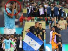 NO SE VIO EN TV: Tristeza tras eliminación de Panamá, Honduras volvió a semifinales con fiesta y la celebración de la Bicolor en Phoenix, Arizona. FOTOS: MAURICIO AYALA.