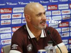 Eduardo Espinel se desahogó en la conferencia de prensa luego de ganarle el clásico a Marathón. Foto Marvin Salgado.