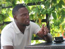 El delantero colombiano del Génesis, Luis Hurtado, habló sobre la experiencia de jugar en el Génesis que lucha por ingresar a la liguilla. Fotos: Alex Pérez